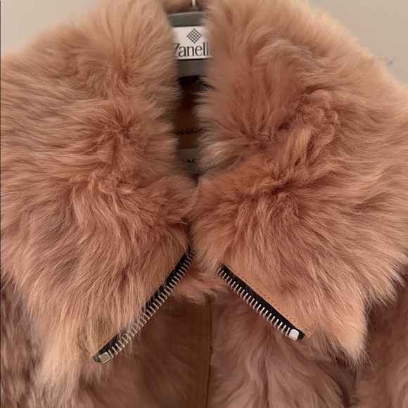 COACH 1941 LAMB SHEARLING LEATHER COAT WITH STITCHED LEATHER FRONT DETAIL SIZE 4 - Picture 4 of 14